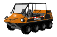 中小型水陸兩棲救援車（8×8，64KW，原地轉向）